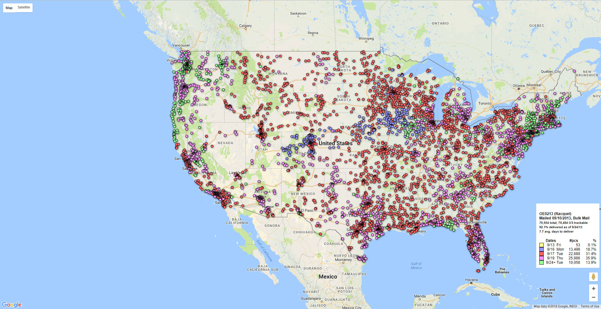 IMB delivery map Screenshot 1 – Tom Lundin